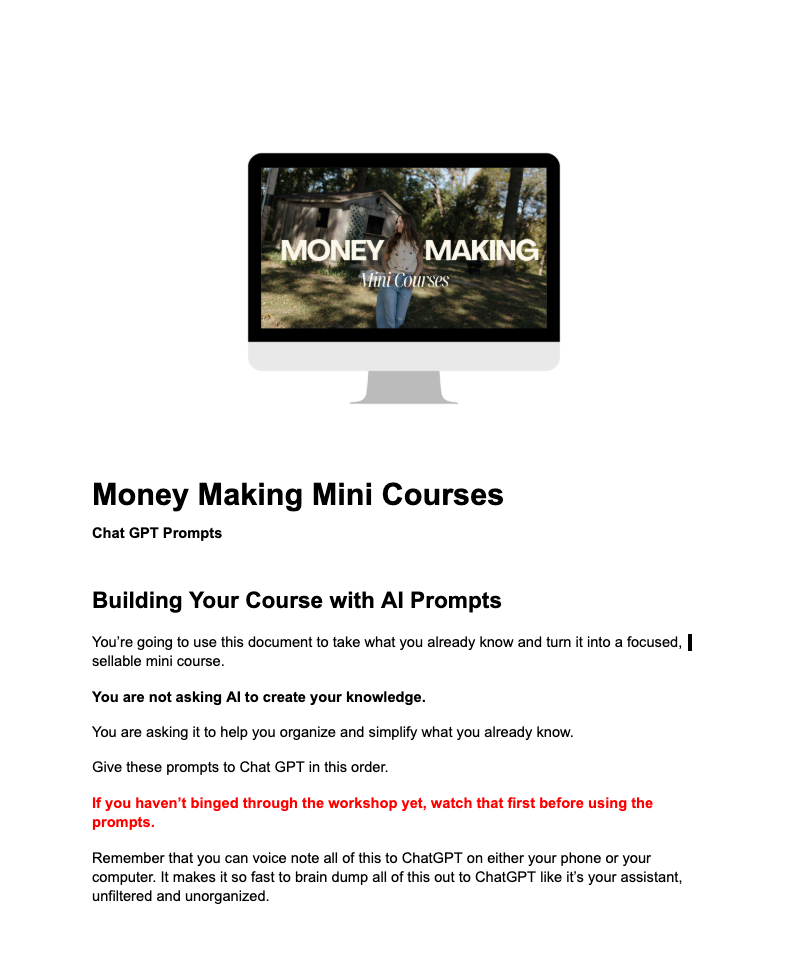 AI Prompt Library — Building Your Course with AI Prompts